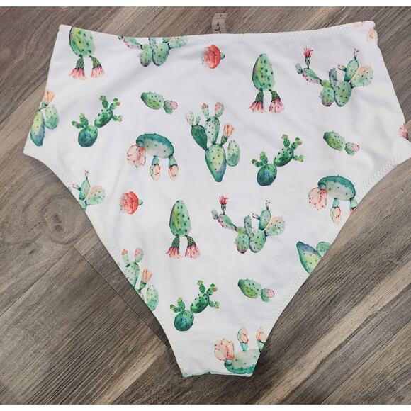 2 Piece cactus print tankini set size L - Picture 2 of 3